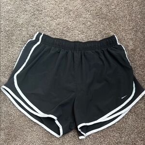 Women's Large Dark Grey Nike Tempo Dri-Fit 3” Running Shorts